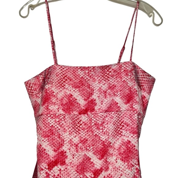 Beach Bunny Pink Reptile Print Dress nwot - Picture 2 of 7